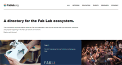 Desktop Screenshot of fablab.org