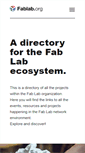 Mobile Screenshot of fablab.org